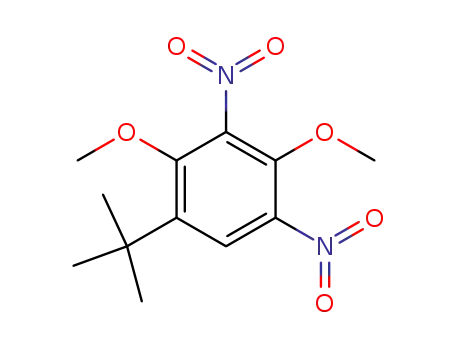 Molecular Structure of 99758-55-1 (Benzene, 1-(1,1-dimethylethyl)-2,4-dimethoxy-3,5-dinitro-)