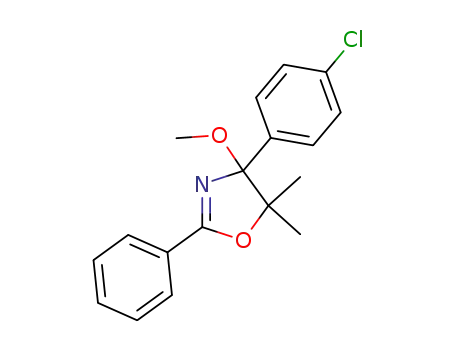 4-(4-chloro-phenyl)-4-methoxy-5,5-dimethyl-2-phenyl-4,5-dihydro-oxazole