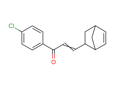 Molecular Structure of 22637-47-4 (2,5-Methylen-1,2,5,6-tetrahydro-benzal-p-chloracetophenon)