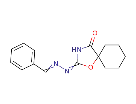 benzaldehyde (4-oxo-1-oxa-3-aza-spiro[4.5]dec-2-ylidene)-hydrazone
