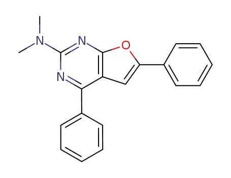 (4,6-diphenyl-furo[2,3-<i>d</i>]pyrimidin-2-yl)-dimethyl-amine