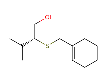 (R)-2-(Cyclohex-1-enylmethylsulfanyl)-3-methyl-butan-1-ol