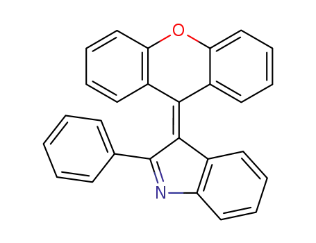 2-phenyl-3-xanthen-9-ylidene-3<i>H</i>-indole