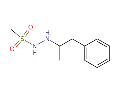 Molecular Structure of 91011-10-8 (2-Methansulfonyl-1-(1-methyl-2-phenylethyl)hydrazin)
