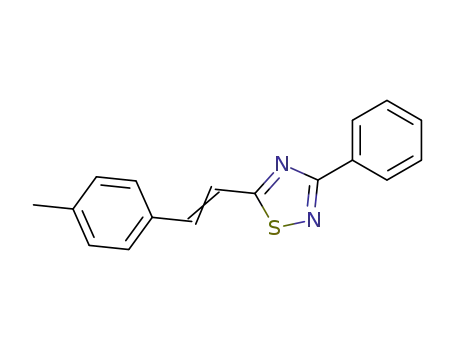 5-(4-methyl-styryl)-3-phenyl-[1,2,4]thiadiazole