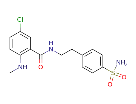 5-Chloro-2-methylamino-N-[2-(4-sulfamoyl-phenyl)-ethyl]-benzamide