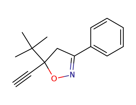 5-<i>tert</i>-butyl-5-ethynyl-3-phenyl-4,5-dihydro-isoxazole