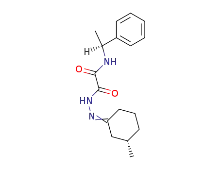 ((<i>S</i>)-1-phenyl-ethyl)-oxalamic acid-((<i>S</i>)-3-methyl-cyclohexylidenehydrazide)