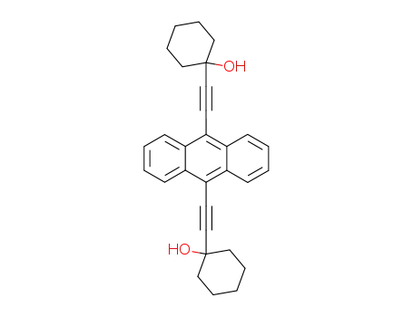 9,10-Bis-<(1-hydroxy-cyclohexyl-(1))-ethinyl>-anthracen