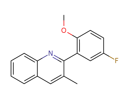 2-(5-fluoro-2-methoxy-phenyl)-3-methyl-quinoline