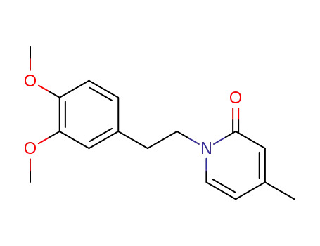 1-(3,4-dimethoxy-phenethyl)-4-methyl-1<i>H</i>-pyridin-2-one