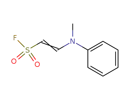 Molecular Structure of 60538-05-8 (Ethenesulfonyl fluoride, 2-(methylphenylamino)-)