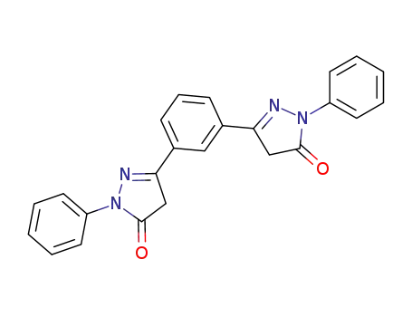 2,2'-diphenyl-1,2,1',2'-tetrahydro-5,5'-<i>m</i>-phenylene-bis-pyrazol-3-one