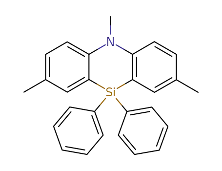 Molecular Structure of 18870-55-8 (2,5,8-trimethyl-10,10-diphenyl-5,10-dihydro-phenazasiline)