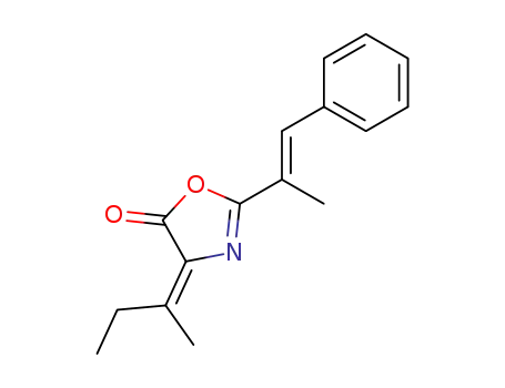 4-(<i>E</i>)-<i>sec</i>-butylidene-2-((<i>E</i>)-1-methyl-2-phenyl-vinyl)-4<i>H</i>-oxazol-5-one
