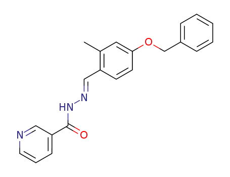 nicotinic acid-(4-benzyloxy-2-methyl-benzylidenehydrazide)