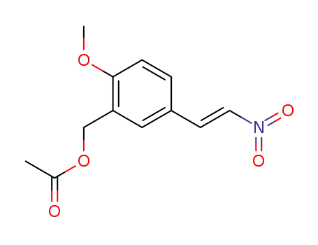 (<i>E</i>)-3-acetoxymethyl-4-methoxy-β-nitro-styrene
