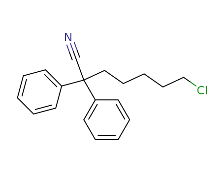 7-chloro-2,2-diphenyl-heptanenitrile
