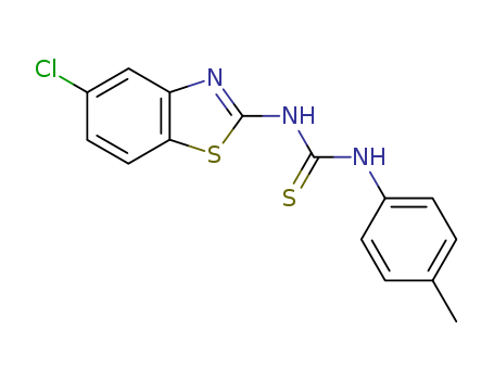 Thiourea, N-(5-chloro-2-benzothiazolyl)-N'-(4-methylphenyl)-