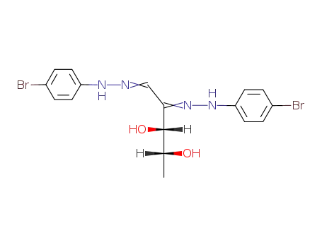 D-<i>threo</i>-5-deoxy-[2]pentosulose-bis-(4-bromo-phenylhydrazone)