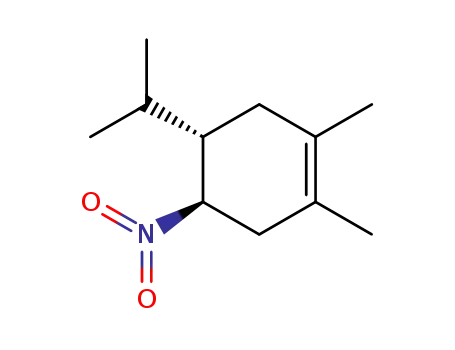 (+/-)-4<i>r</i>-isopropyl-1,2-dimethyl-5<i>t</i>-nitro-cyclohexene