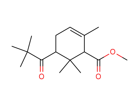 5-(2,2-Dimethyl-propionyl)-2,6,6-trimethyl-cyclohex-2-enecarboxylic acid methyl ester
