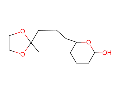 2H-Pyran-2-ol, tetrahydro-6-[3-(2-methyl-1,3-dioxolan-2-yl)propyl]-