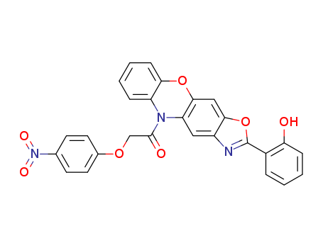 5H-Oxazolo[4,5-b]phenoxazine, 2-(2-hydroxyphenyl)-5-[(4-nitrophenoxy)acetyl]-