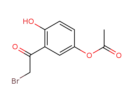 1-(5-acetoxy-2-hydroxy-phenyl)-2-bromo-ethanone