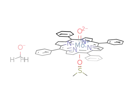 [oxomolybdenum(V)(tetraphenylporphyrin)(Me<sub>2</sub>SO)](OCH<sub>3</sub>)