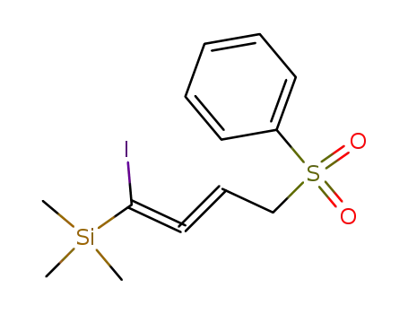 <1-Iod-4-(phenylsulfonyl)-1,2-butadienyl>-trimethylsilan