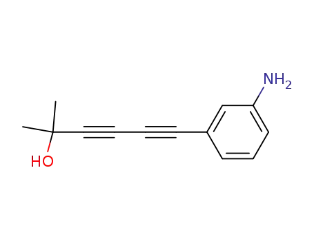 3,5-Hexadiyn-2-ol, 6-(3-aminophenyl)-2-methyl-
