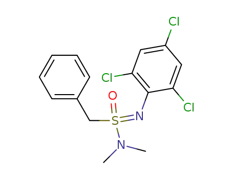 N,N-Dimethyl-N'-(2,4,6-trichlorphenyl)benzolmethansulfonimidamid