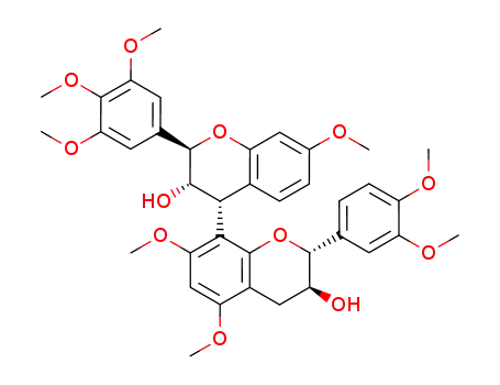 (-)-robinetinidol-(4β,8)-(+)-catechin octa-O-methyl