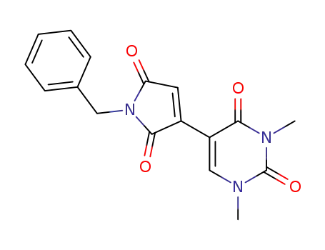 5-(1-Benzyl-2,5-dioxo-2,5-dihydro-1H-pyrrol-3-yl)-1,3-dimethyl-1H-pyrimidine-2,4-dione