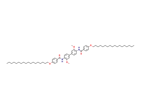 bis p,p'-(p''-n-octadecyloxy benzanilide)-o-dianisidine