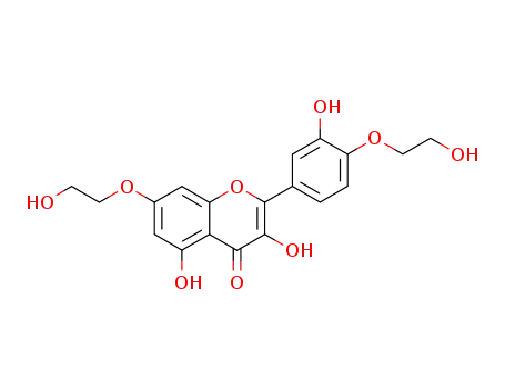 3,3',5-Trihydroxy-4',7-di-(β-hydroxyethoxy)flavon