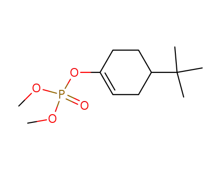 Molecular Structure of 62845-82-3 (Phosphoric acid, 4-(1,1-dimethylethyl)-1-cyclohexen-1-yl dimethyl ester)
