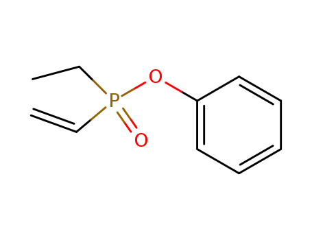 Molecular Structure of 88093-33-8 (Phosphinic acid, ethenylethyl-, phenyl ester)