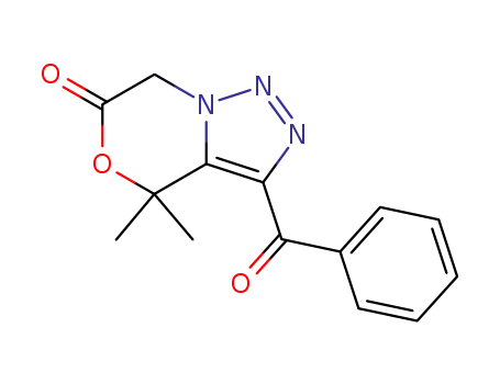 1,1-dimethyl-8-benzoyl-5,6,7-triazolo-2,5-oxazin-3-one