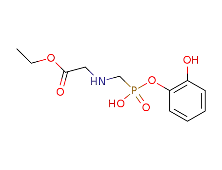 Glycine, N-[[hydroxy(2-hydroxyphenoxy)phosphinyl]methyl]-, 1-ethyl
ester