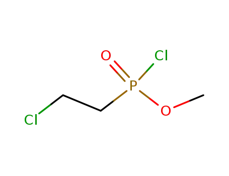 Molecular Structure of 88093-38-3 (Phosphonochloridic acid, (2-chloroethyl)-, methyl ester)