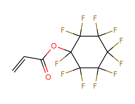 Molecular Structure of 16621-95-7 (2-Propenoic acid, undecafluorocyclohexyl ester)