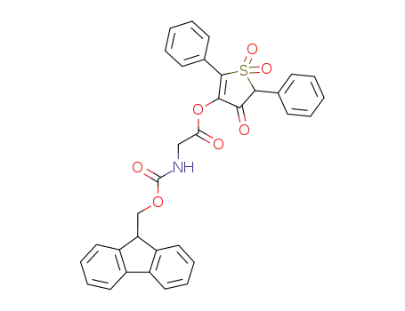 Glycine, N-[(9H-fluoren-9-ylmethoxy)carbonyl]-,
4,5-dihydro-4-oxo-2,5-diphenyl-3-thienyl ester, S,S-dioxide