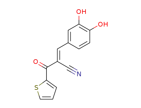 2-Thiophenepropanenitrile, a-[(3,4-dihydroxyphenyl)methylene]-b-oxo-,
(E)-
