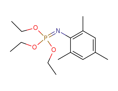 Molecular Structure of 22767-80-2 (Triethyl-N-(2,4,6-trimethylphenyl)-phosphorimidat)