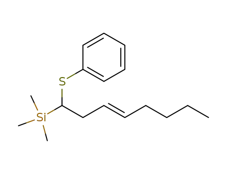 E-<1-(phenylthio)hept-3-enyl>trimethylsilane