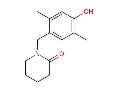 1-<(4-Hydroxy-3,6-dimethyl-phenyl)-methyl>piperidon-(2)