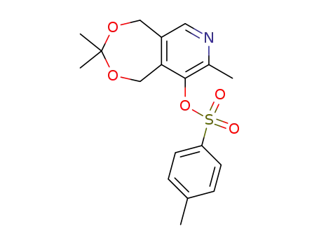 3,3,8-trimethyl-9-(toluene-4-sulfonyloxy)-1,5-dihydro-[1,3]dioxepino[5,6-<i>c</i>]pyridine