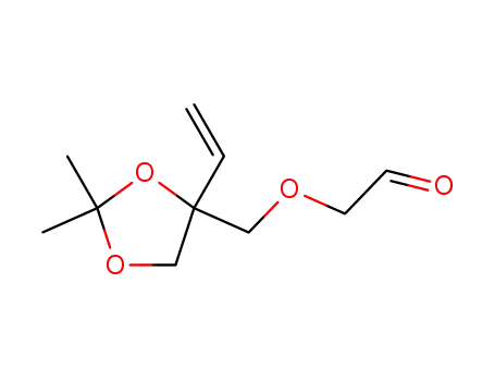 (2,2-Dimethyl-4-vinyl-[1,3]dioxolan-4-ylmethoxy)-acetaldehyde